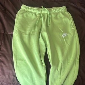 Nike Bright Green Joggers